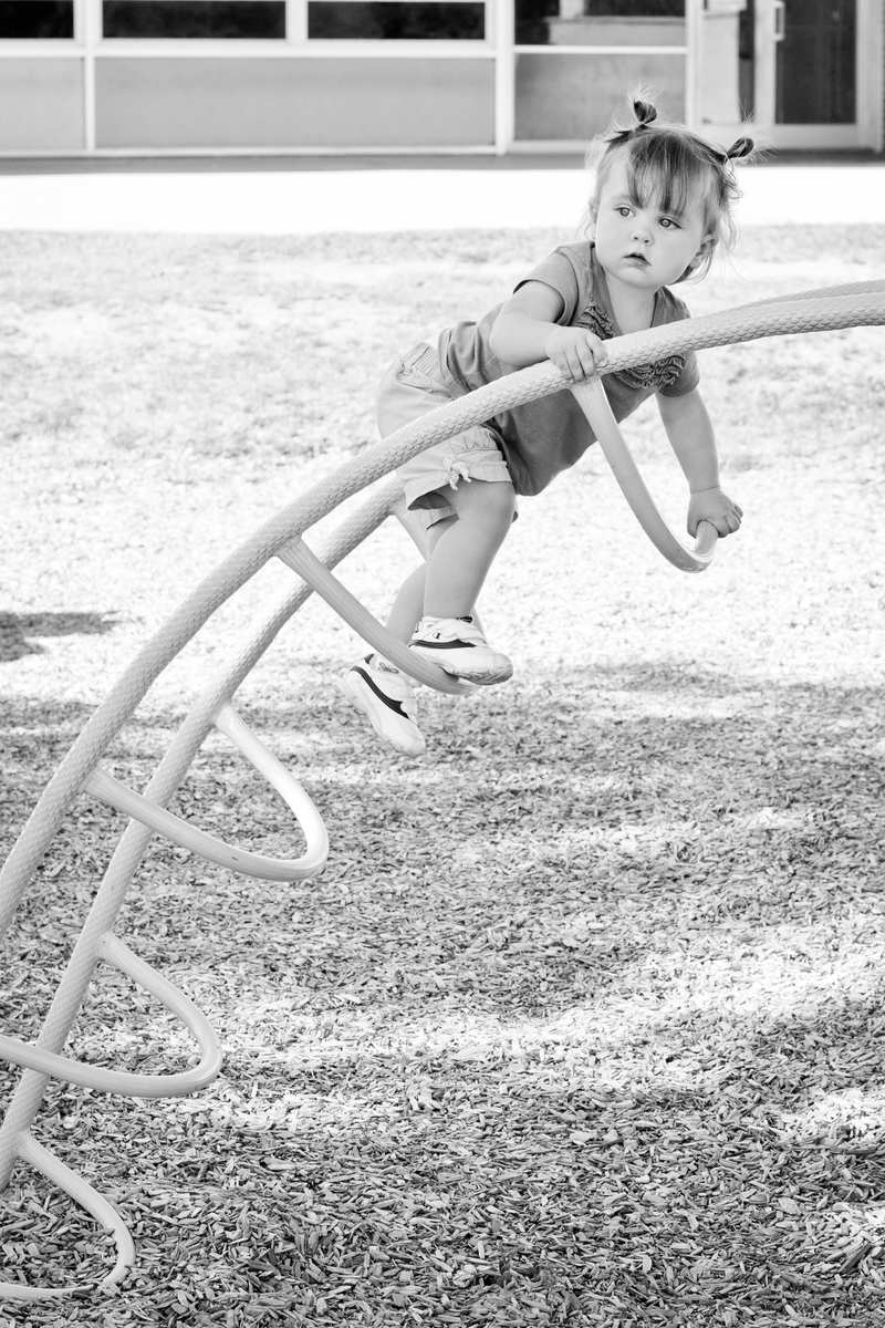 She's a climber now!