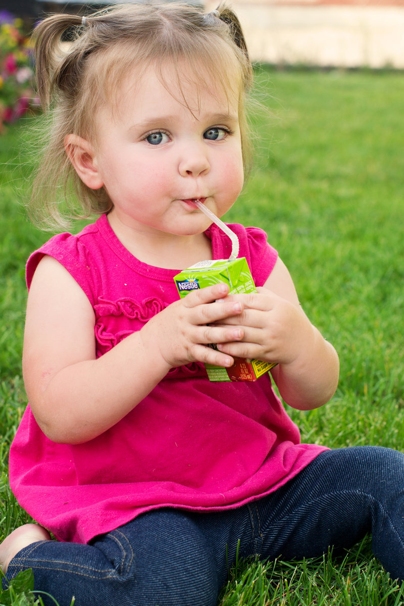 Mmm! I love juice boxes!