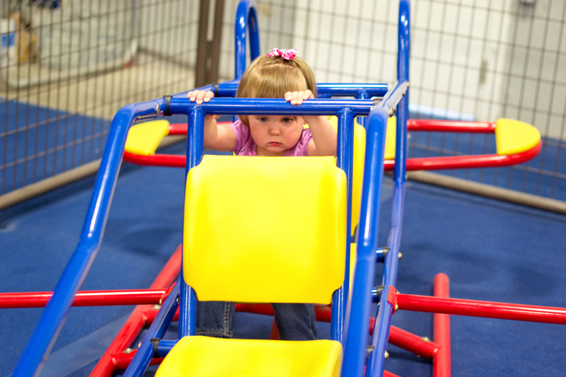 Not so happy when I put her in it, though