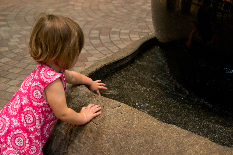 Fountain at the mall