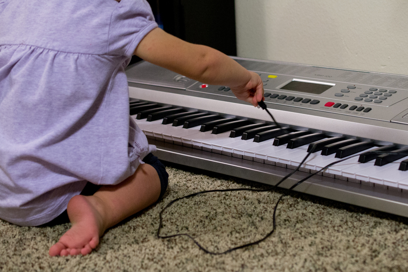 We unplugged the piano