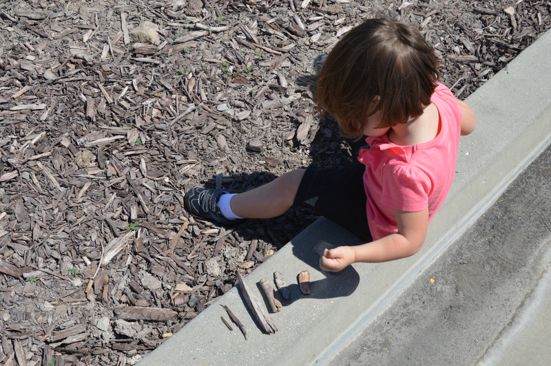 Making a "train" out of sticks