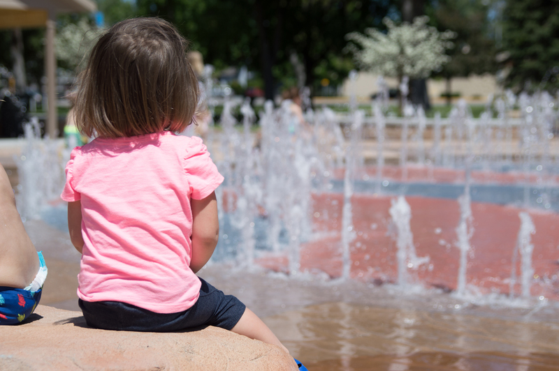 At the Provo Splash Pad
