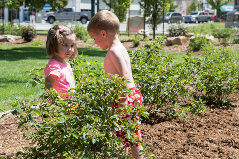 Meeting a boy in the bushes already...