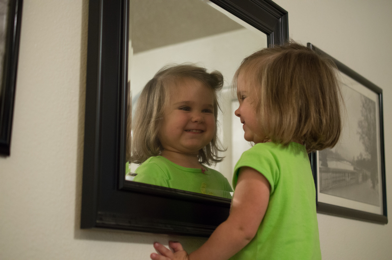 She cracks herself up