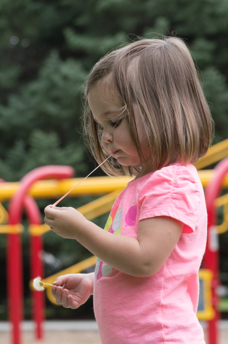 First experience chewing gum