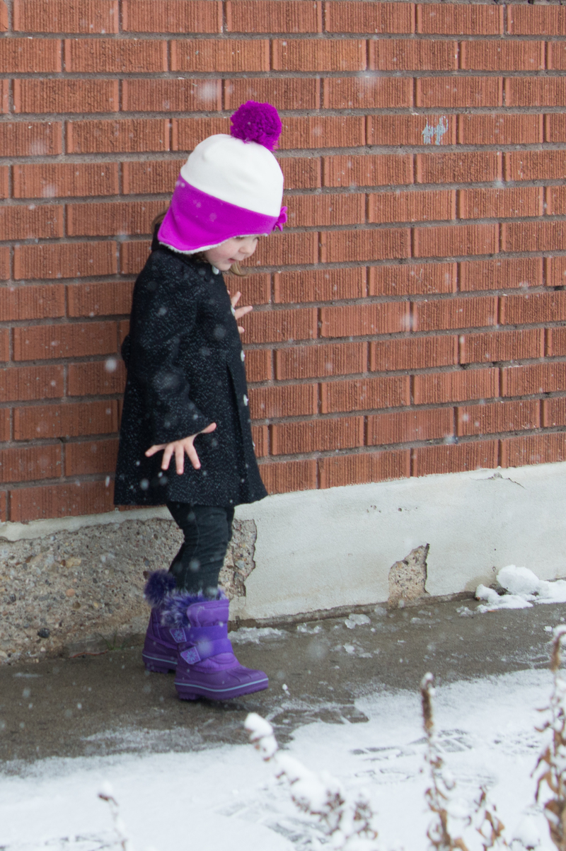 First Snow for Emily this year