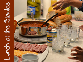 Lunch at the Staples