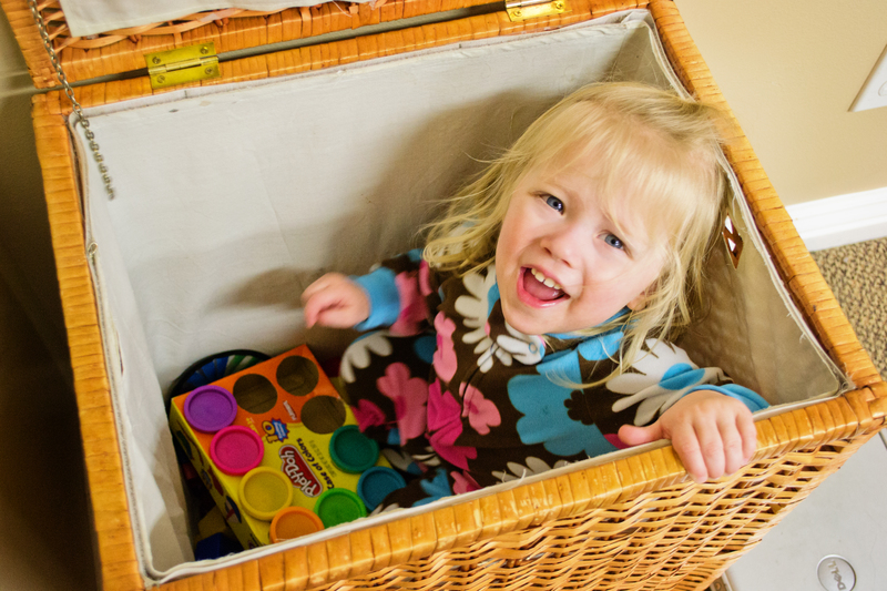 It's even more fun INSIDE the basket!