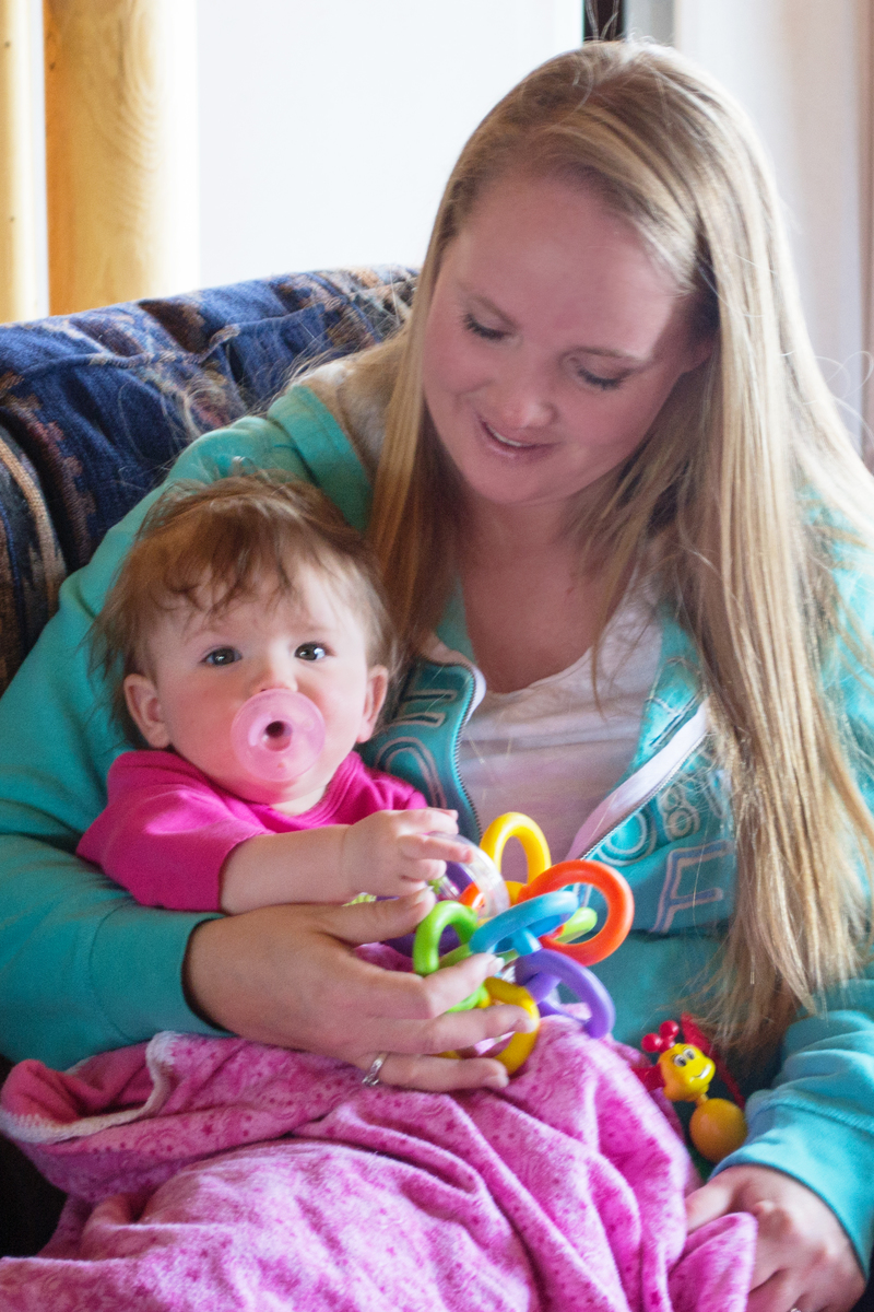 Those that decided to chill inside