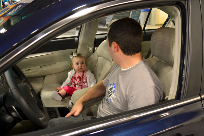 Emily misses her car seat