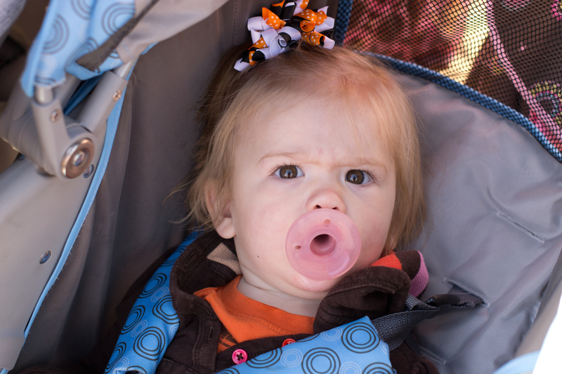 I invaded Becca's personal space