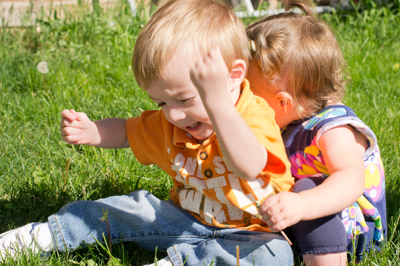 Korv tries sitting on Em's lap