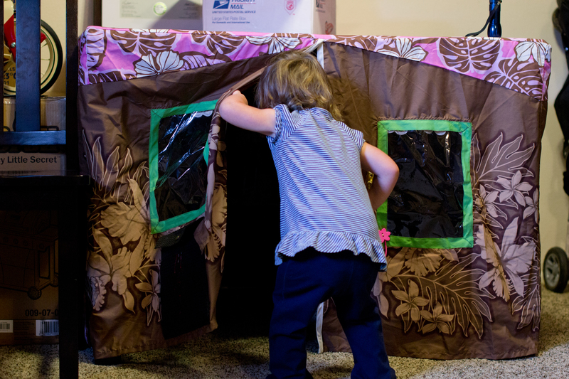 Emily as she discovers the Hut for the first time