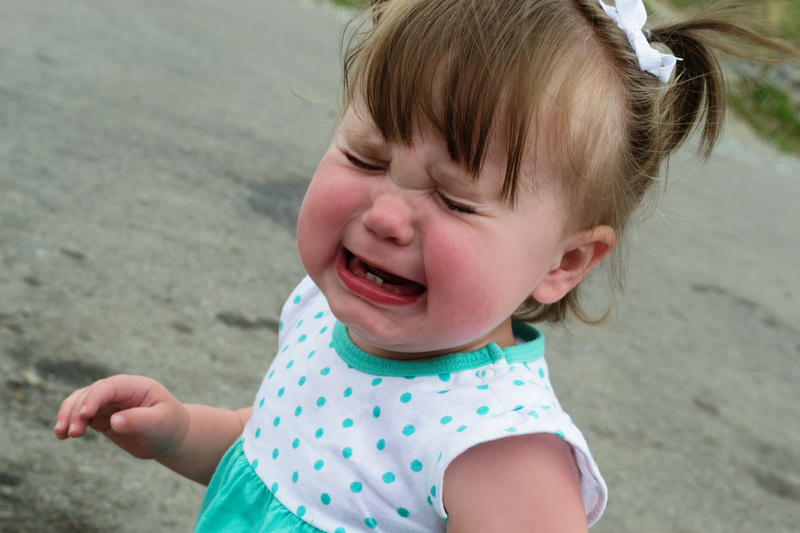 Because I like crying pictures. Can't remember why she was crying...