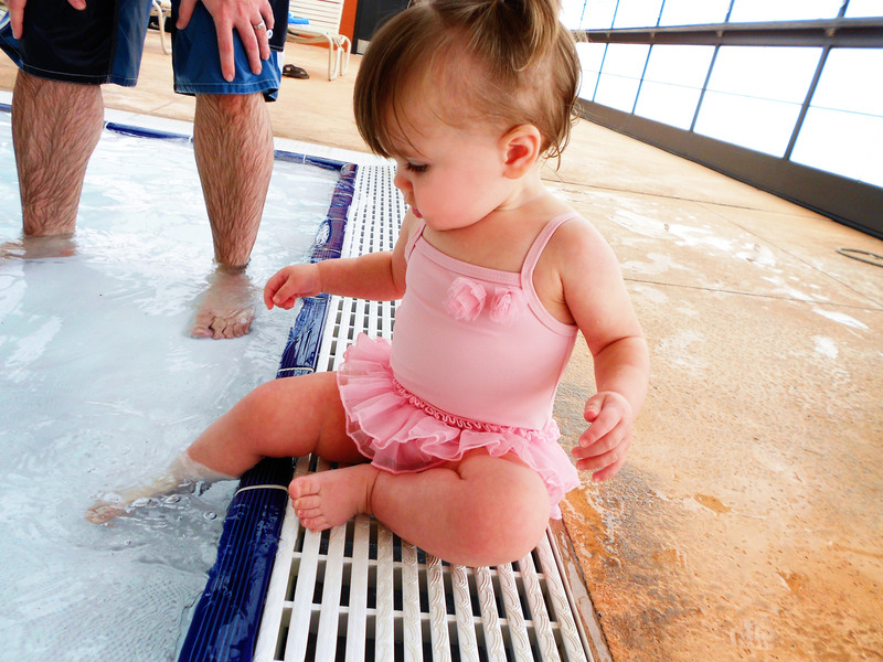 Splashing with my feet