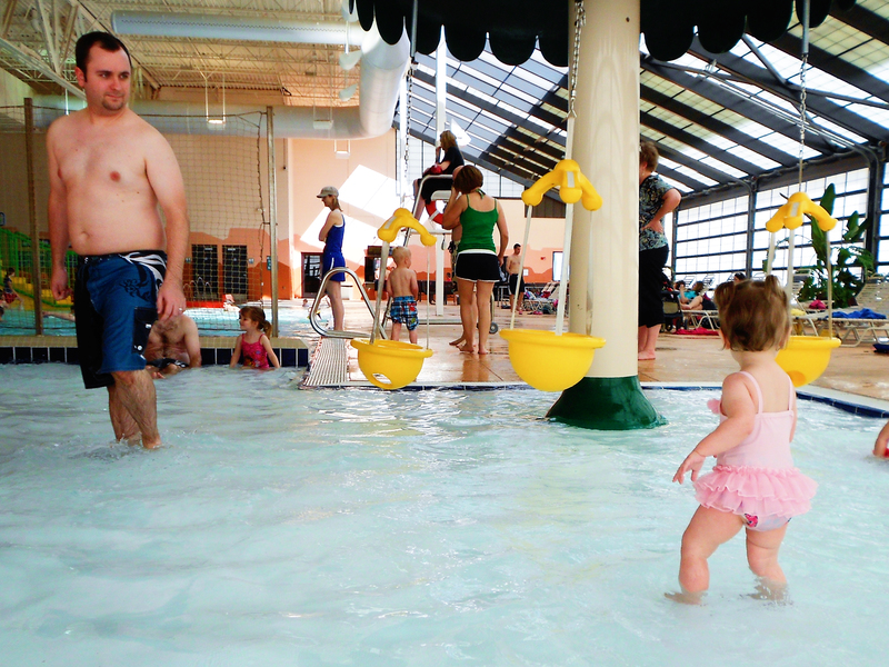 They had these cool bucket swings... I liked to look at them much more than I liked to swing in them, though