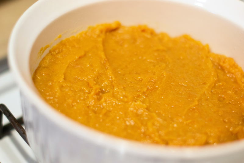 Sweet potato casserole - partly made