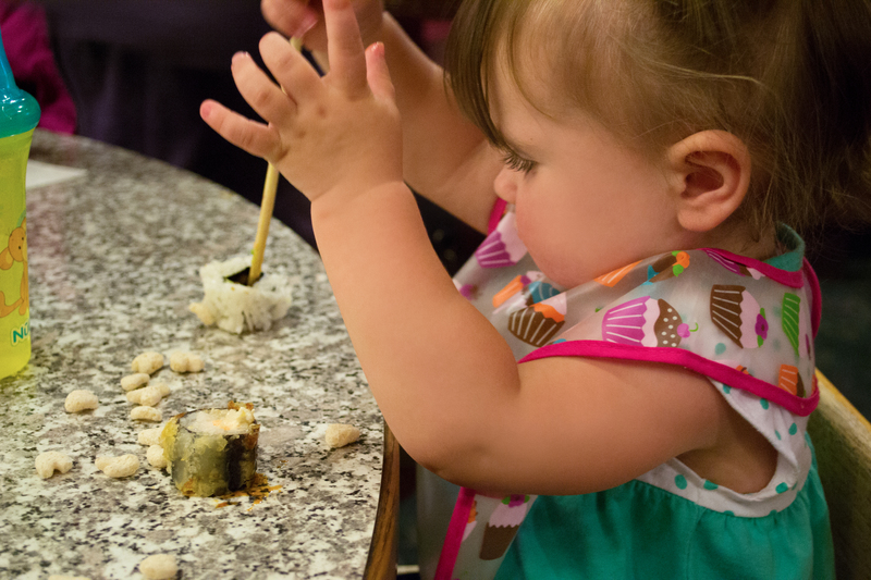 Stab! Hey, it works for forks.