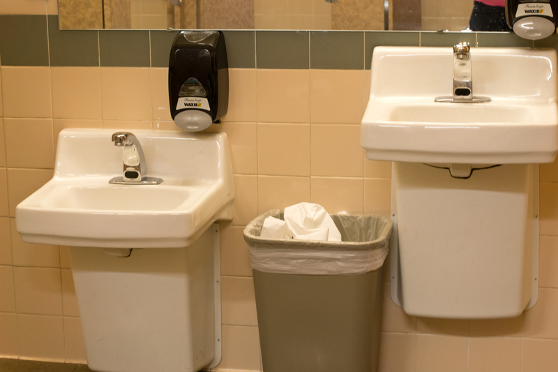 Kid sink and grown-up sink