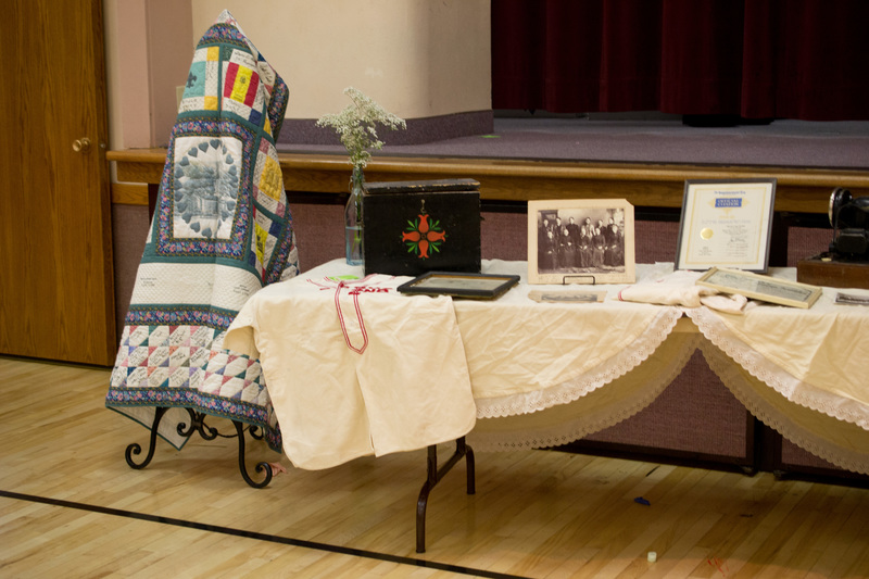 The artifact table from left to right