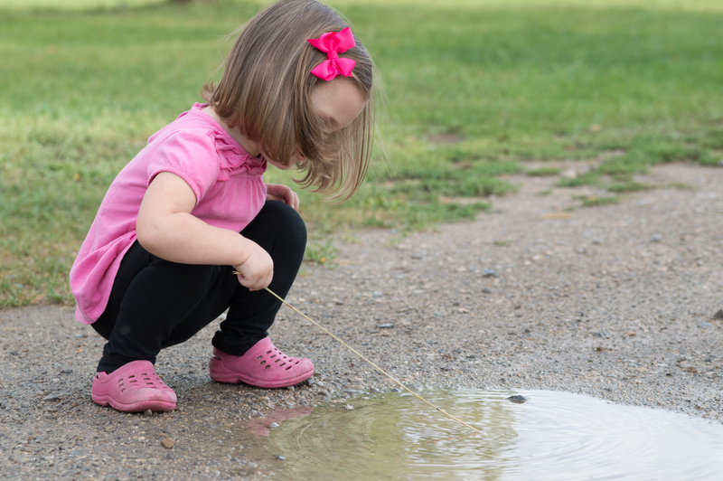 Fishing in a puddle