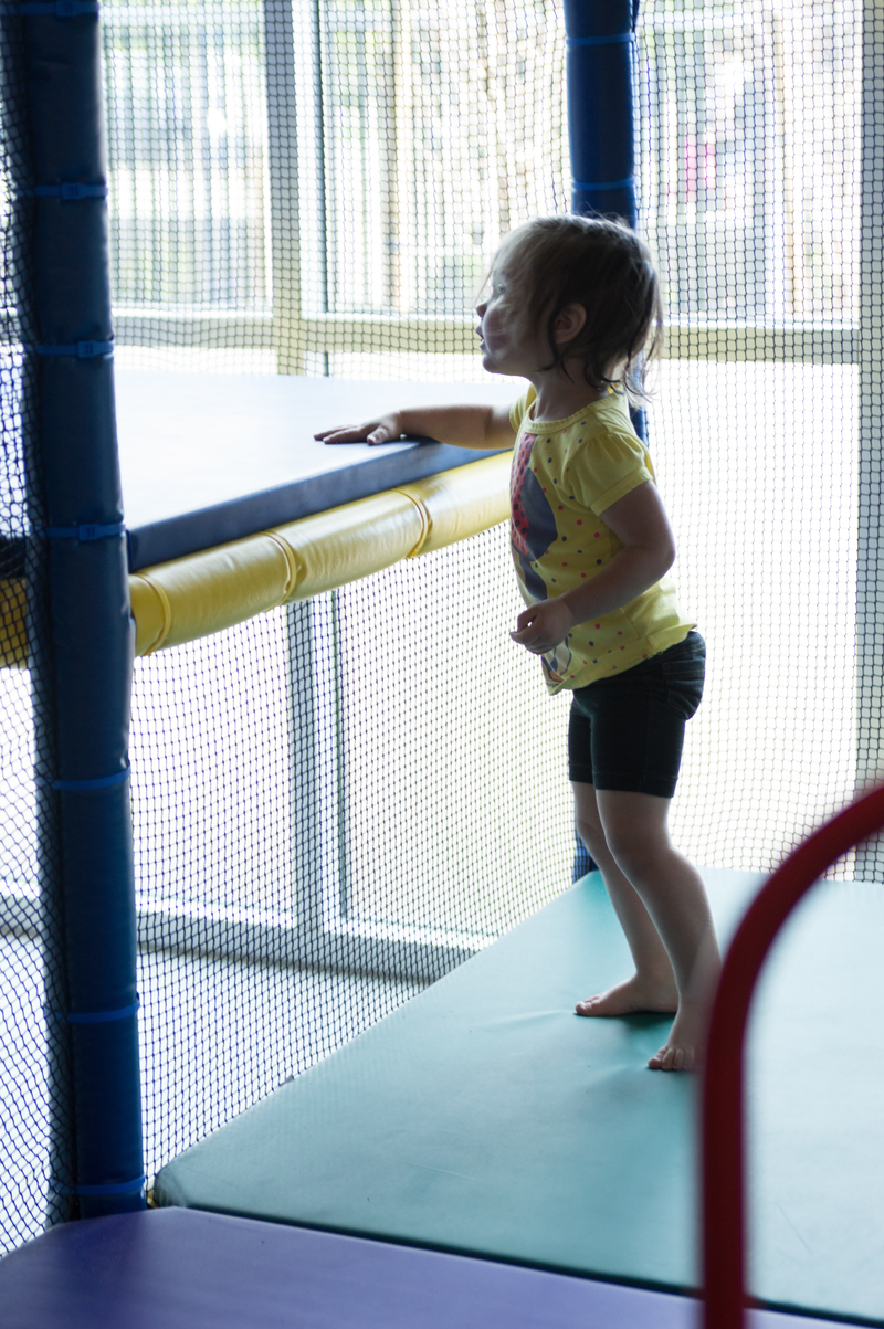 Not the most toddler friendly playground...