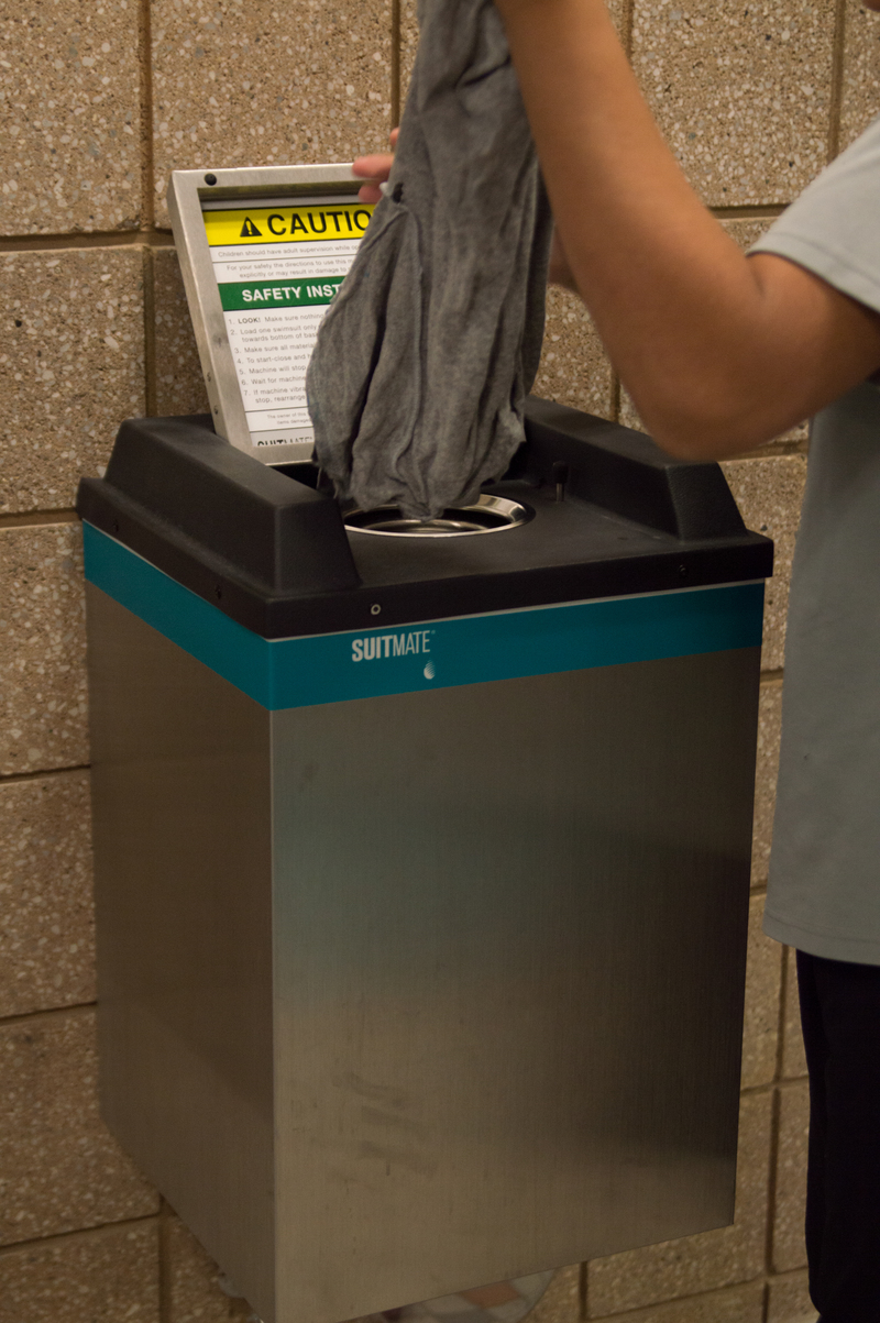 Little one-person dryer to put your swimsuit it. I wish I tried this today!