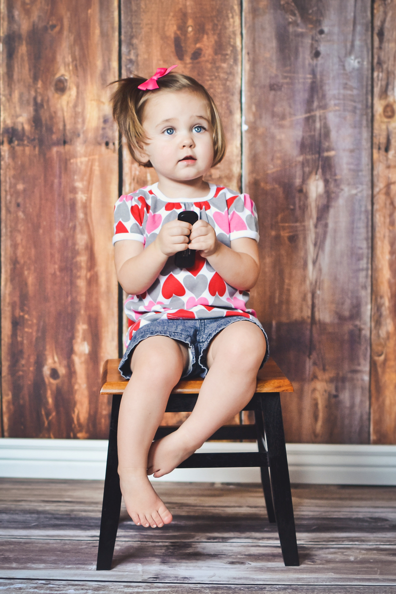 She's holding my remote clicker