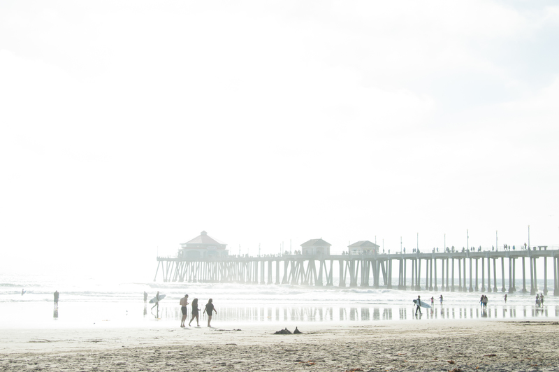The pier from the beach