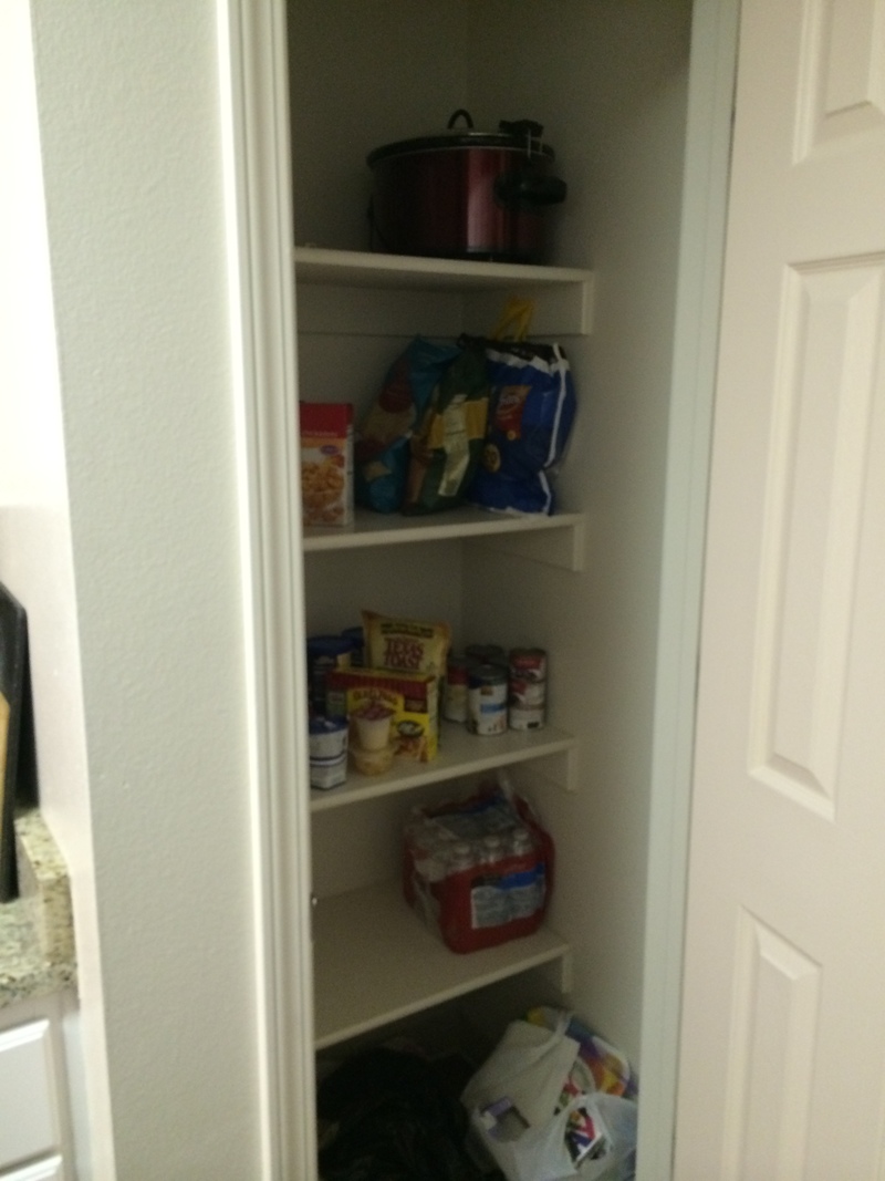 Pantry (across from fridge)