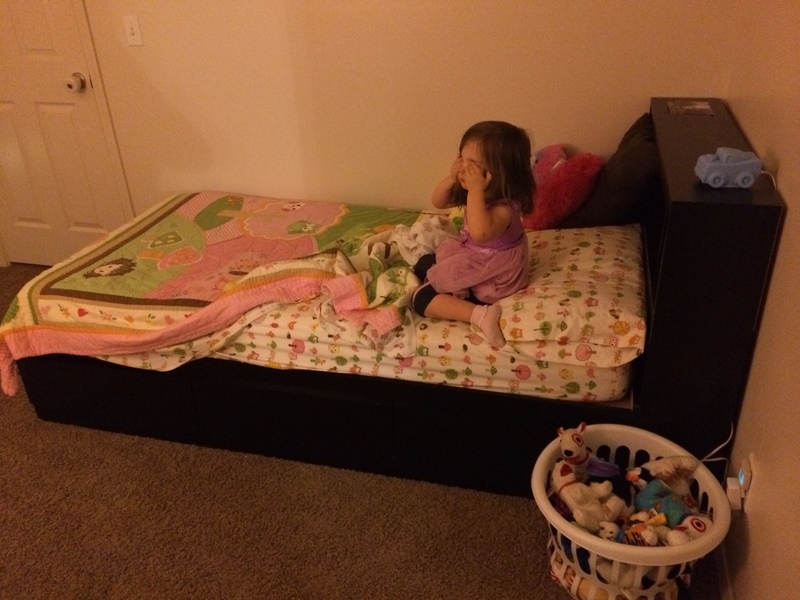 Inside Emily's room - sad girl to have to sleep