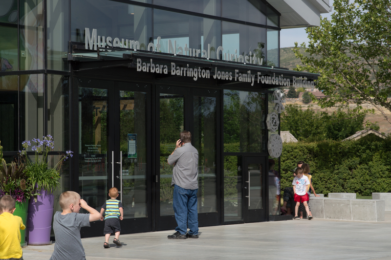 Waiting outside to hit the museum right at opening