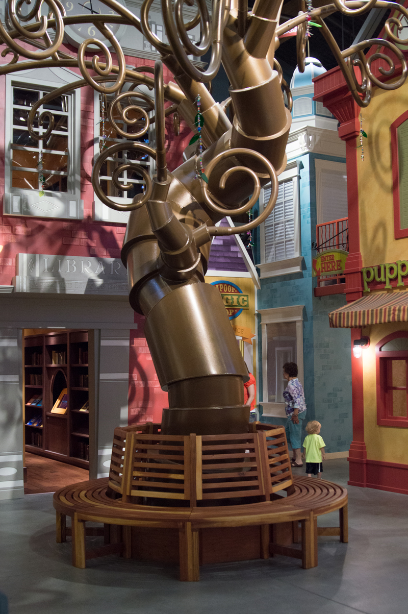 Fun tree in the center of Kidopolis