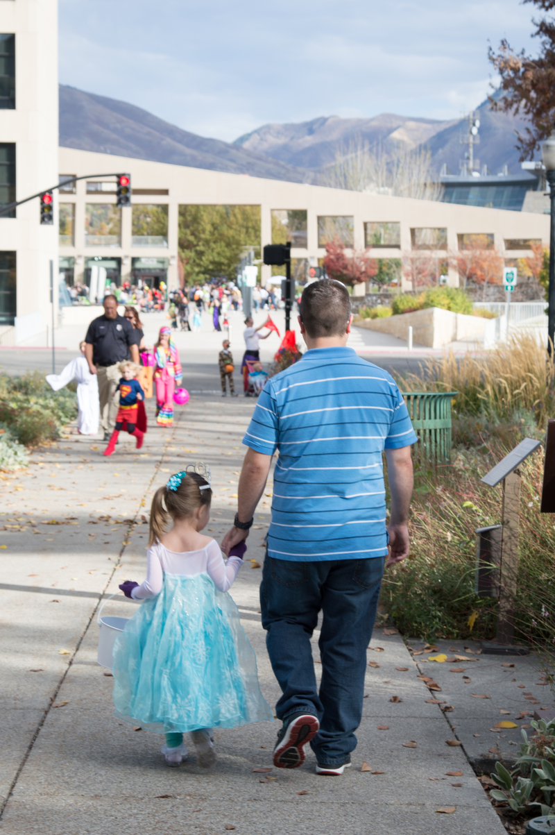 Heading over to the SLC Library and Public Safety Building