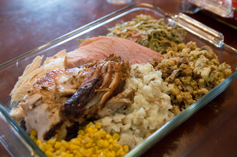 Taking home leftovers