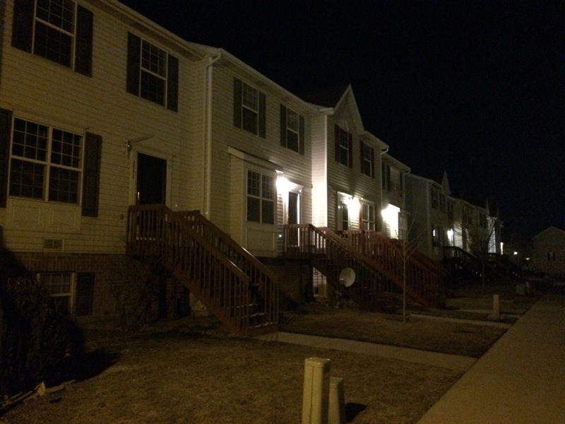 Appearance of street at night