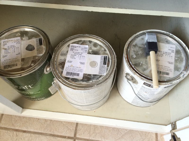 Paint we should get to keep, stored in the island