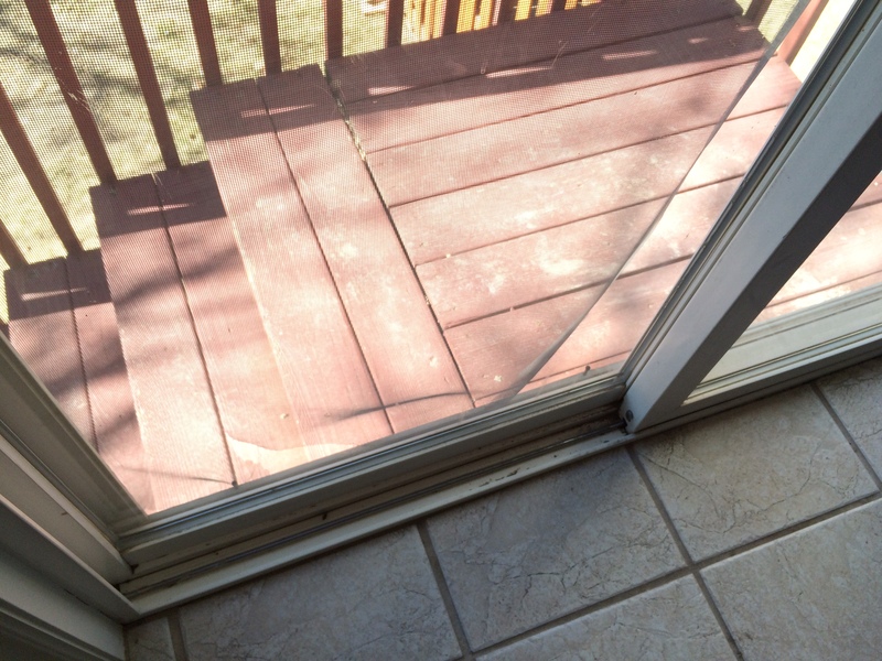 Stairs from main floor to outside, should be reinforced by seller