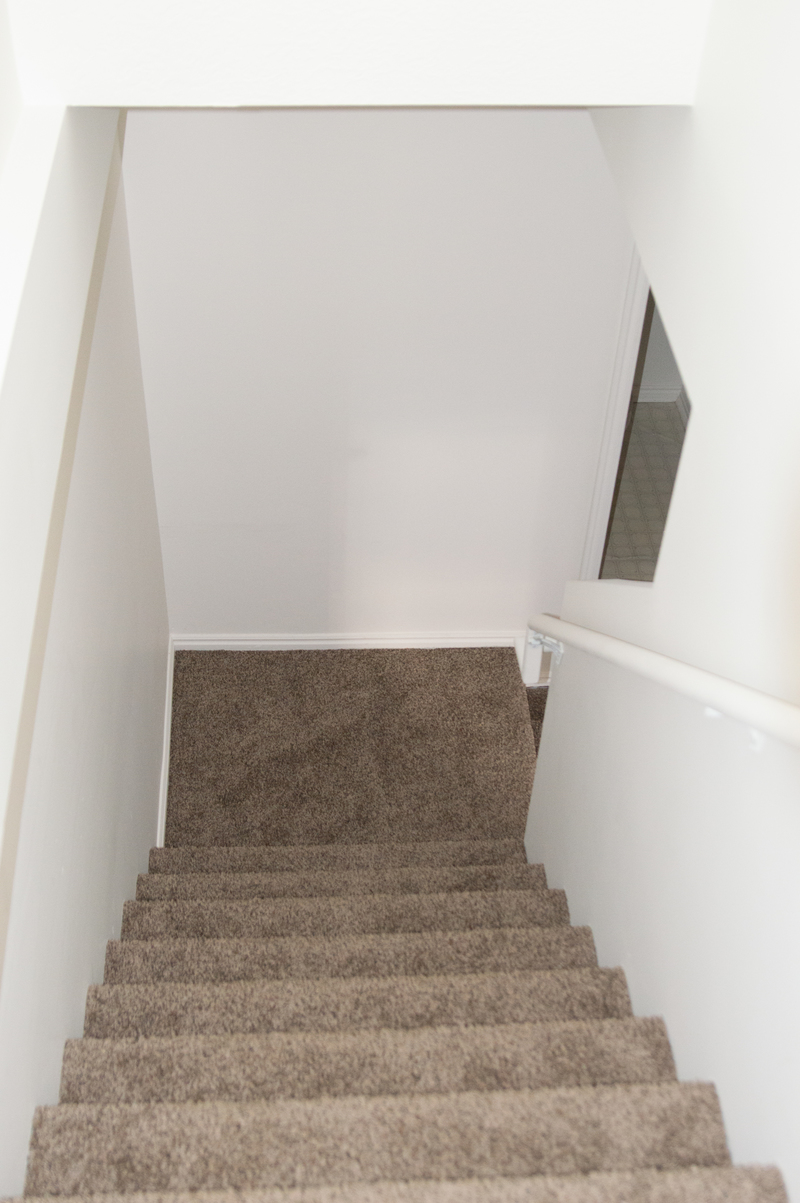 Stairs from main floor to basement