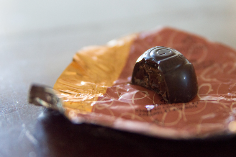 Thanks for the chocolate! Mmm!