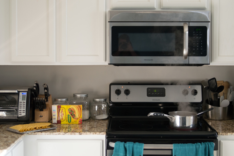 Making tacos for dinner